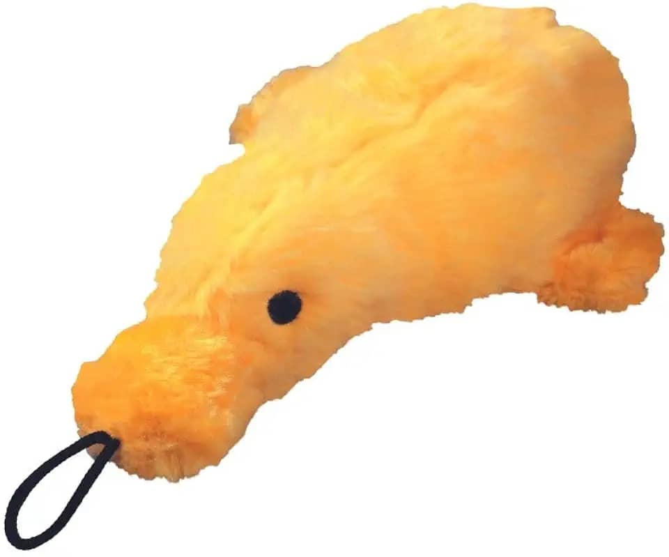 JAMBO PET Brinquedo Pelúcia Para Cães Pato Formato Fofo E Som Divertido Alivia o Etresse, Pequeno