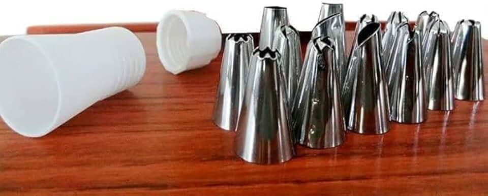 Saco Decorador Confeiteiro Profissional 12 Bicos Inox Bolo