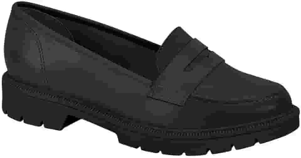 Mocassim Loafer Feminino Tratorado Napa Preto Beira Rio 4283.115
