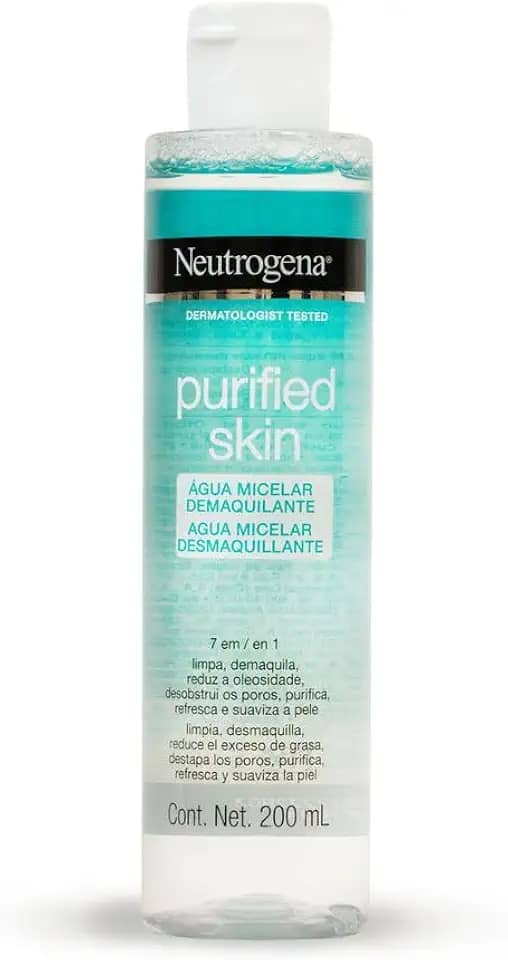 Neutrogena Água Micelar Demaquilante Purified Skin, 200ml