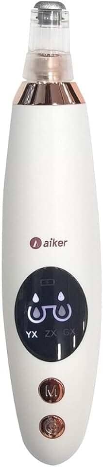 Removedor de Cravos a Vácuo com 5 Pontas Intercambiáveis – Limpeza Profunda, Pele Renovada, Controle de Oleosidade e Espinhas – Design Ergonômico e Recarregável