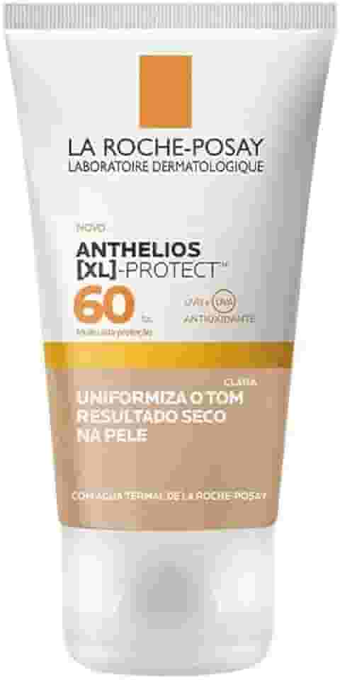 La Roche-Posay, Protetor Solar Facial com cor Anthelios XL-Protect, FPS60, Rápida Absorção, Textura Gel Creme, 40g
