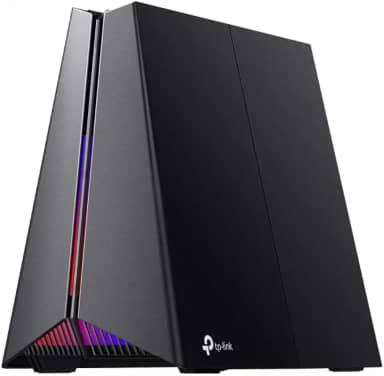 TP-Link Roteador para jogos BE9300 Tri-Band Wi-Fi 7, até 9,3 Gbps, duas portas 5G, portas 3 x 2,5 G, banda de 6 GHz, aceleração de jogos, segurança HomeShield, jogos e streaming, casa inteligente,