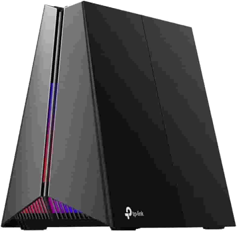 TP-Link Roteador para jogos BE9300 Tri-Band Wi-Fi 7, até 9,3 Gbps, duas portas 5G, portas 3 x 2,5 G, banda de 6 GHz, aceleração de jogos, segurança HomeShield, jogos e streaming, casa inteligente,