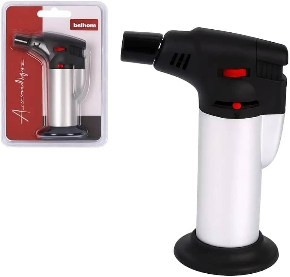 ** Maçarico Culinário Portátil com Acendimento Automático e Chama Ajustável - Para Cozinha e Uso Geral