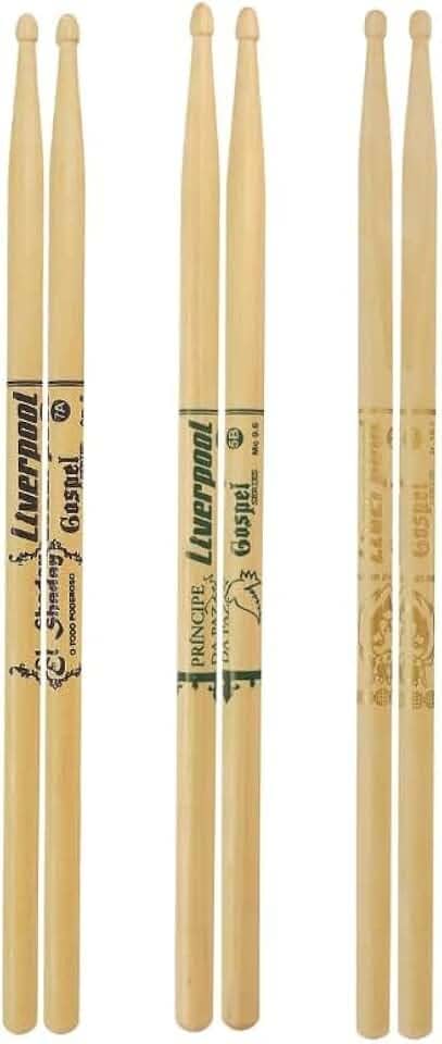 Baqueta Liverpool Gospel Kit 7A 5A 5B