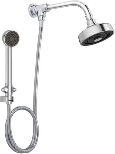 Kit de chuveiro com desviador e ducha manual Acqua Plus, Deca, Cromado, 1990.C.STD.KIT