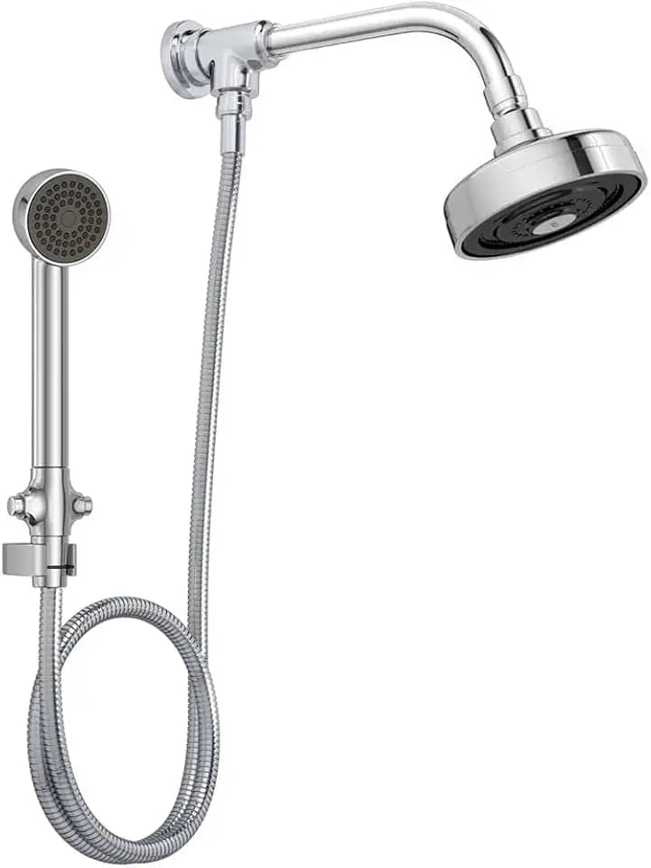 Kit de chuveiro com desviador e ducha manual Acqua Plus, Deca, Cromado, 1990.C.STD.KIT