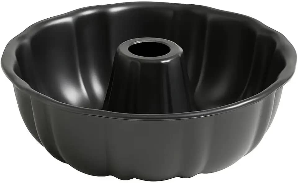 Forma Assadeira Redonda com Furo Central 24cm Antiaderente para Bolo e Pudim Alta Resistência e Fácil de Limpar