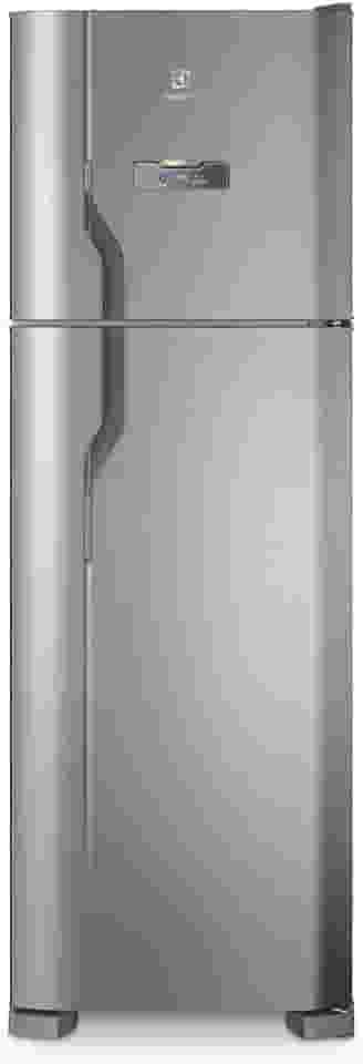 Geladeira Electrolux Frost Free 371L Turbo Congelamento Duplex Cor Inox (DFX41) 127V
