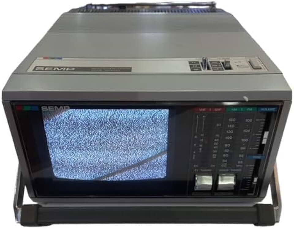 Tv Portátil Semp 5 Color Tvc-6 Amxfm Com Caixa E Manual