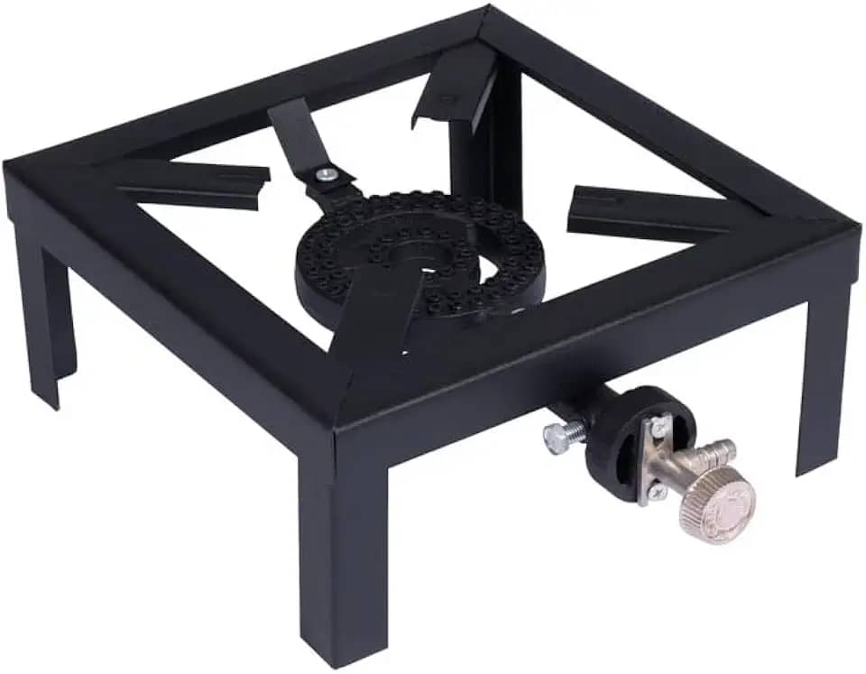 Fogareiro a gás 1 Boca Portátil Industrial Aço Mor Leve