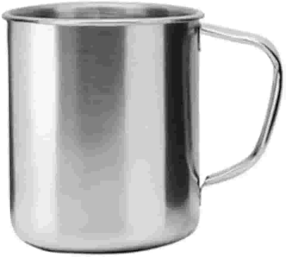Genérico, Caneca Xicara Aço Inox Bar Restaurante Acampar 250ml