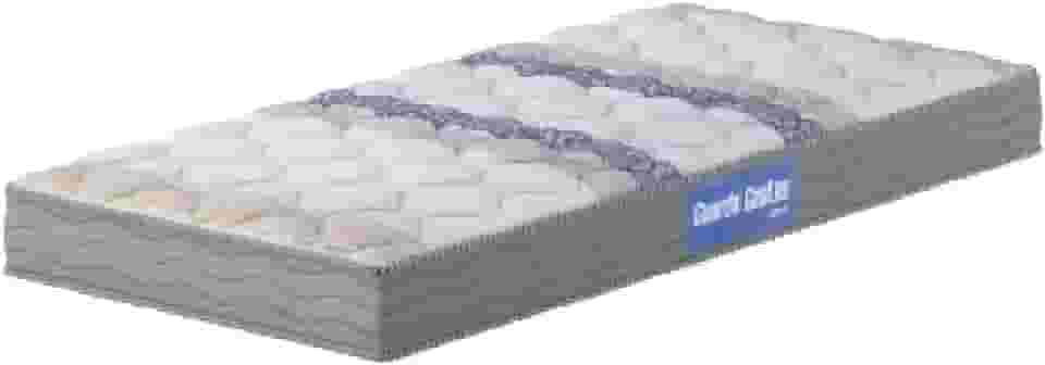 Colchão Solteiro Espuma D33 Guarda Costas Sleep 88x188x14cm Branco/Cinza Probel