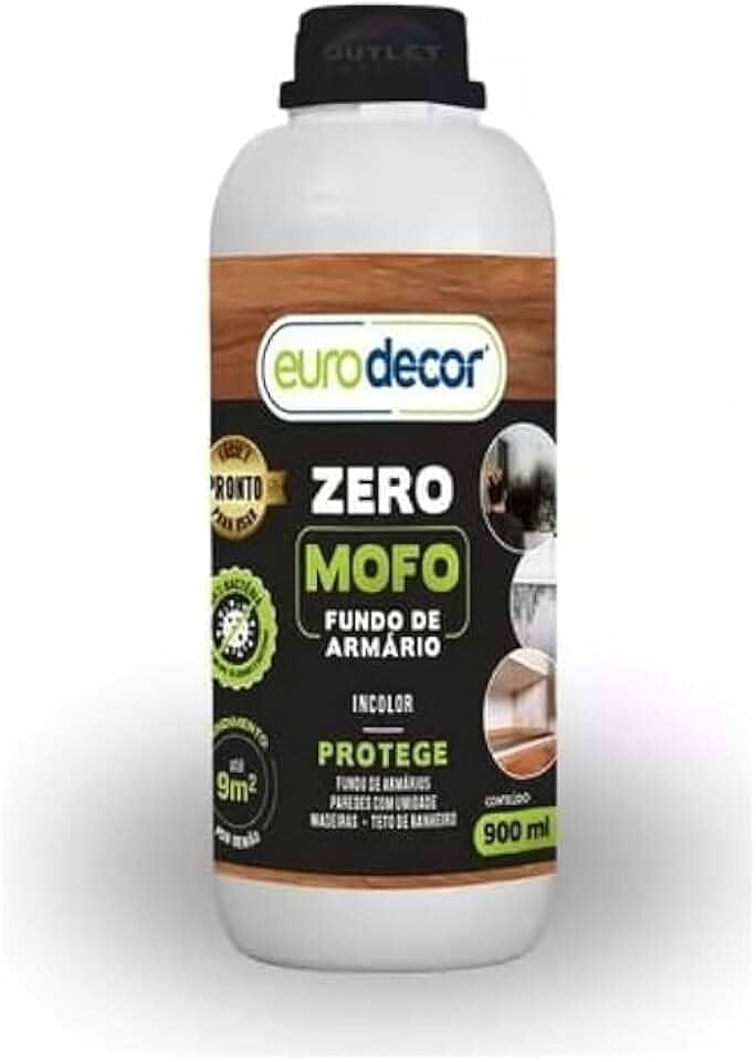 Anti mofo Verniz Zero bolor Eurodecor 1L