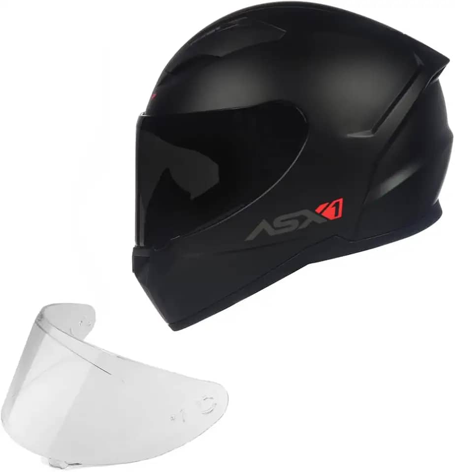 Capacete Moto ASX City Solid Preto Fosco
