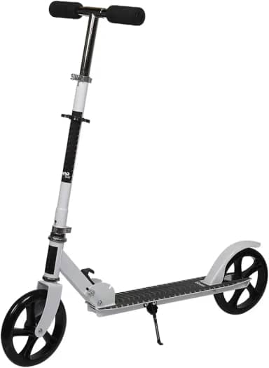 Replay Kids Patinete Infantil Juvenil 2 Rodas 2Fly, Dobrável com Guidão ajustável e Bolsa de Proteção, Suporta até 80Kgs, Branco