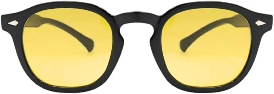 Óculos de Sol Redondo Premium Flexível Clássico Verão UV400 Unisex - Modelo Miami - Cacife Brand