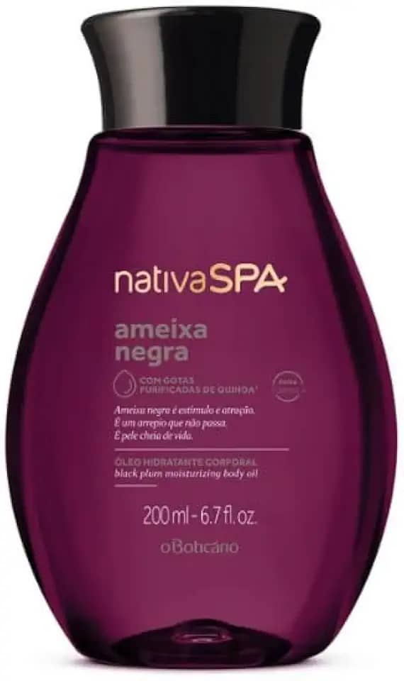 O BOTICARIO NATIVA SPA OLEO HIDRATANTE AMEIXA NEGRA 200ml