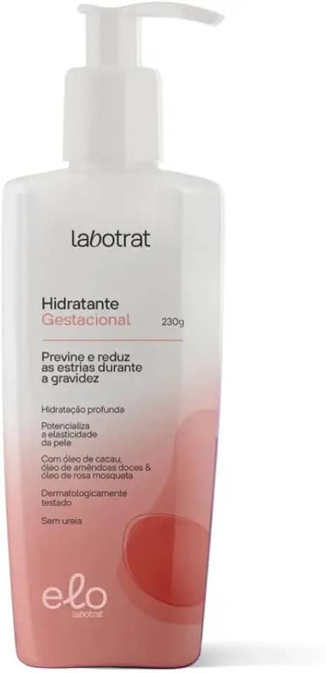 Creme Hidratante Loção Corporal Preventiva Anti Estrias Gestante 240g Labotrat