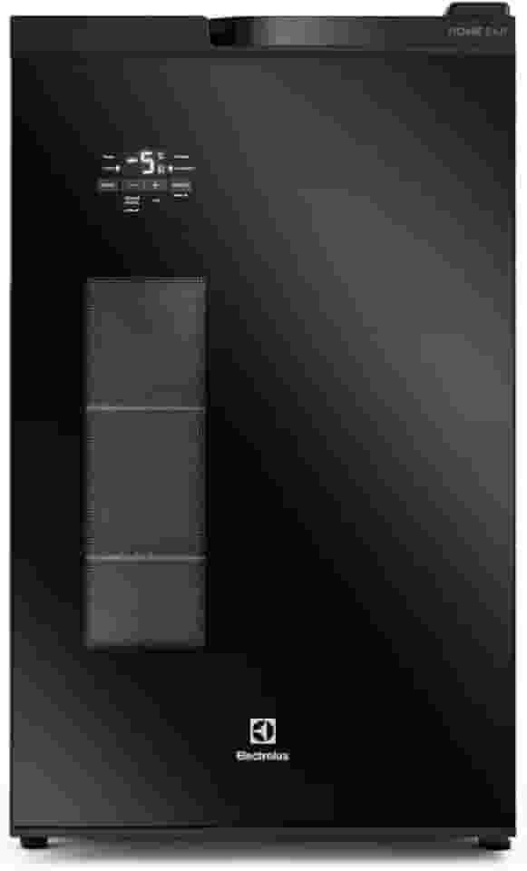 Electrolux Cervejeira Home Bar Electrolux Frost Free 100L Porta de Vidro Preta (EB100) 127V