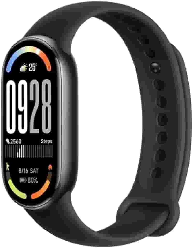 Relógio Mi Band 10 smart-band 10 (GLOBAL) Pulseira Inteligente, Tela AMOLED 1,72, Relógio inteligente, Fitness, Pulseira Impermeável, 150 Modos Esportivos (PRETO)