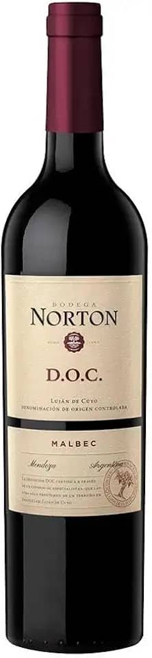 Vinho Argentino Norton D.O.C Malbec 750Ml