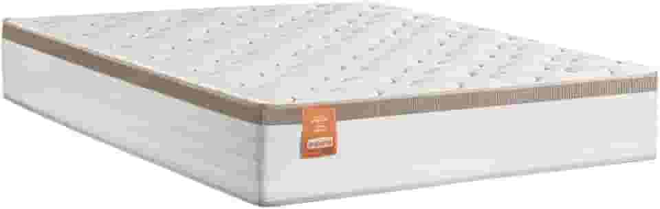 Colchão Casal Molas Ensacadas Real 138x188x27cm Branco/Bege - Suporta até 130Kg Por Pessoa