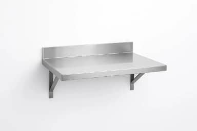 Prateleira Inox 40cm X 26cm Inoxidavel Industrial - Prateado