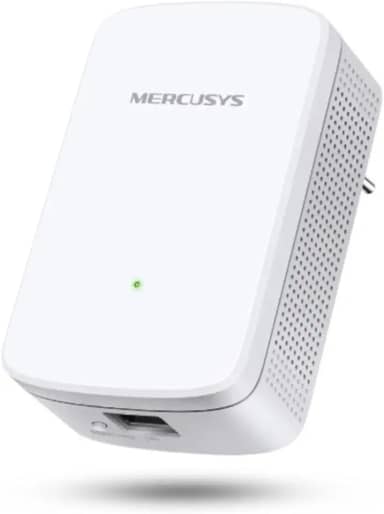 MERCUSYS ME10 Repetidor WiFi, extensor de rede, amplificador sem fios 300 Mbps, WPS botão, play e plug, indicador LED de sinal, fácil configuração, compatível com