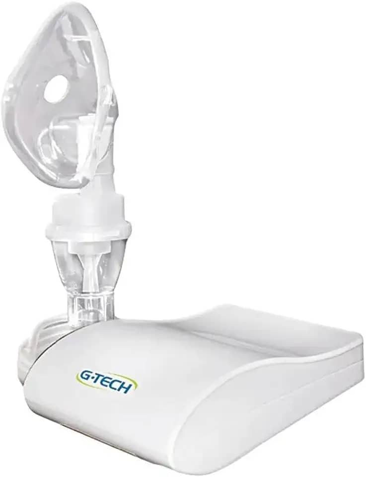 Nebulizador Inalador Compressor Compacto Infantil e Adulto G-tech Bivolt