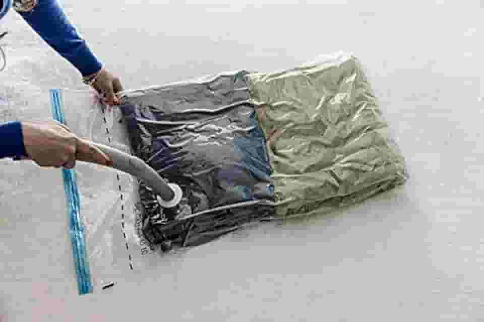 Combo 6 Saco à Vácuo Roupa Edredom Cobertor 70 x 100 cm Western