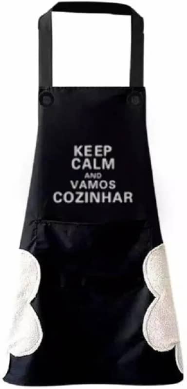 AVENTAL DE COZINHA COM LATERAL SECA MAOS