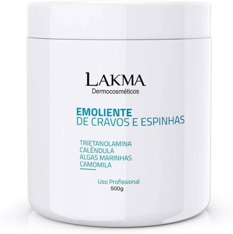 Creme Emoliente de Cravos e Espinhas Lakma 500g