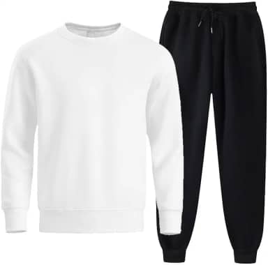 Conjunto de Moletom Masculino Liso Sport Casual Flanelado Leve e Macio