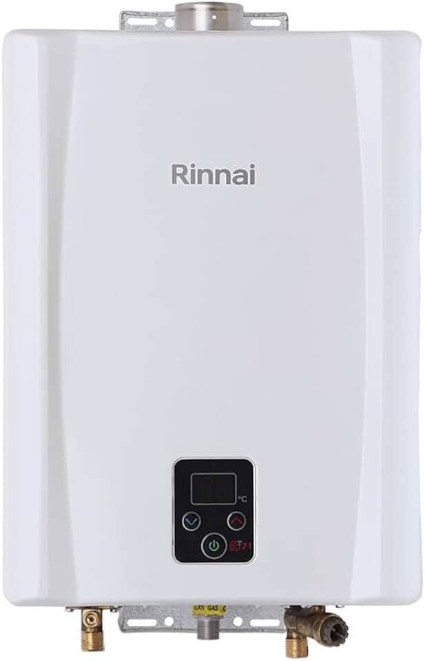 Rinnai E21-21 litros GN (Gás Natural) Branco - Aquecedor de Água a Gás Digital REU-E211 FEH