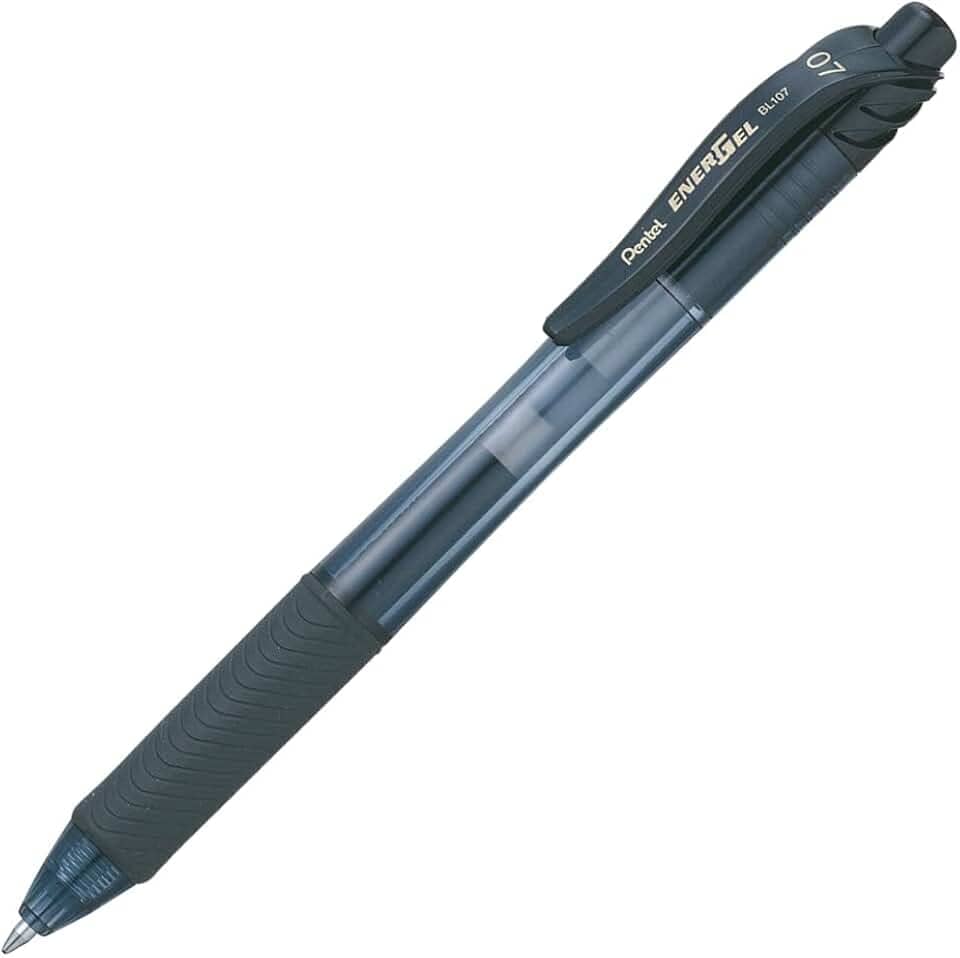 Pentel Caneta Gel Energel X 0.7mm Preta Retrátil SM/BL107-AN