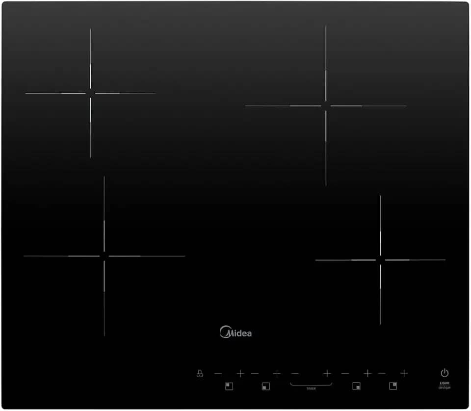 Cooktop 4 Bocas Elétrico Midea CCB40P2-220v
