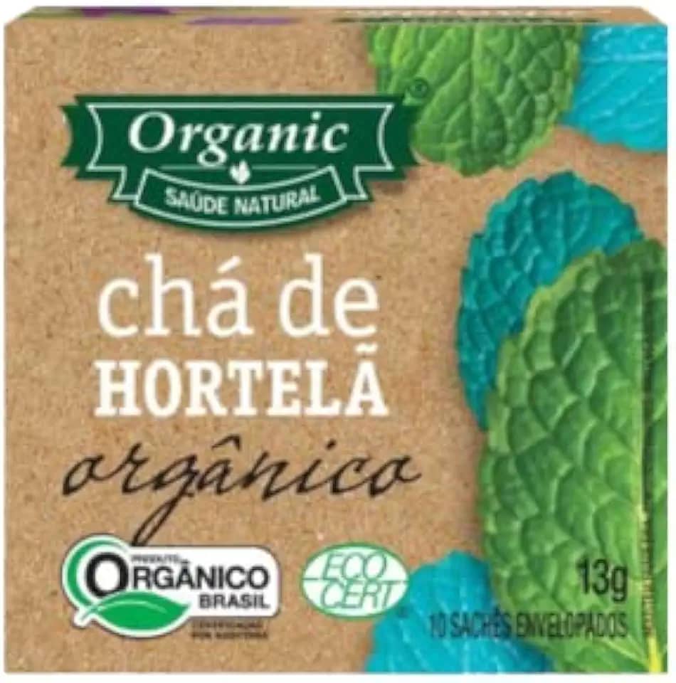 Chá Orgânico de Hortelã Organic 10 Sachês