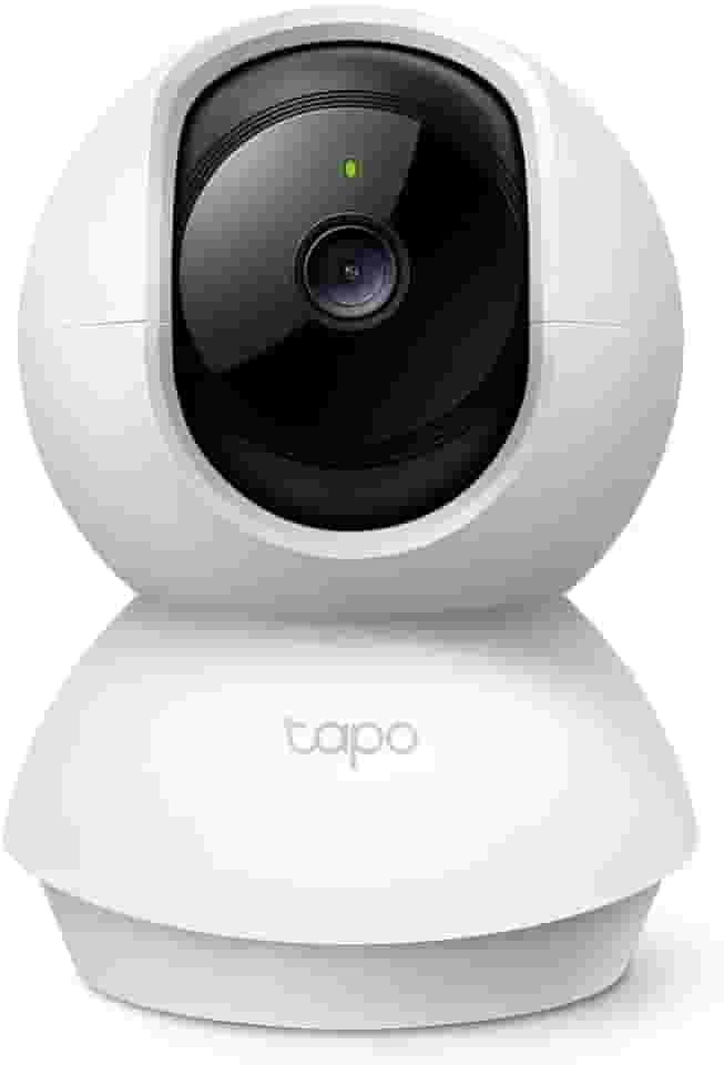 TP-Link-Tapo C200, Camera de Segurança Wi-Fi 360º, 1080p Full HD, Visão Noturna, Audio de duas vias, Detecção de Movimentos, Trabalha com Alexa, 512G de Armazenamento Local, Armazenamento na Nuvem