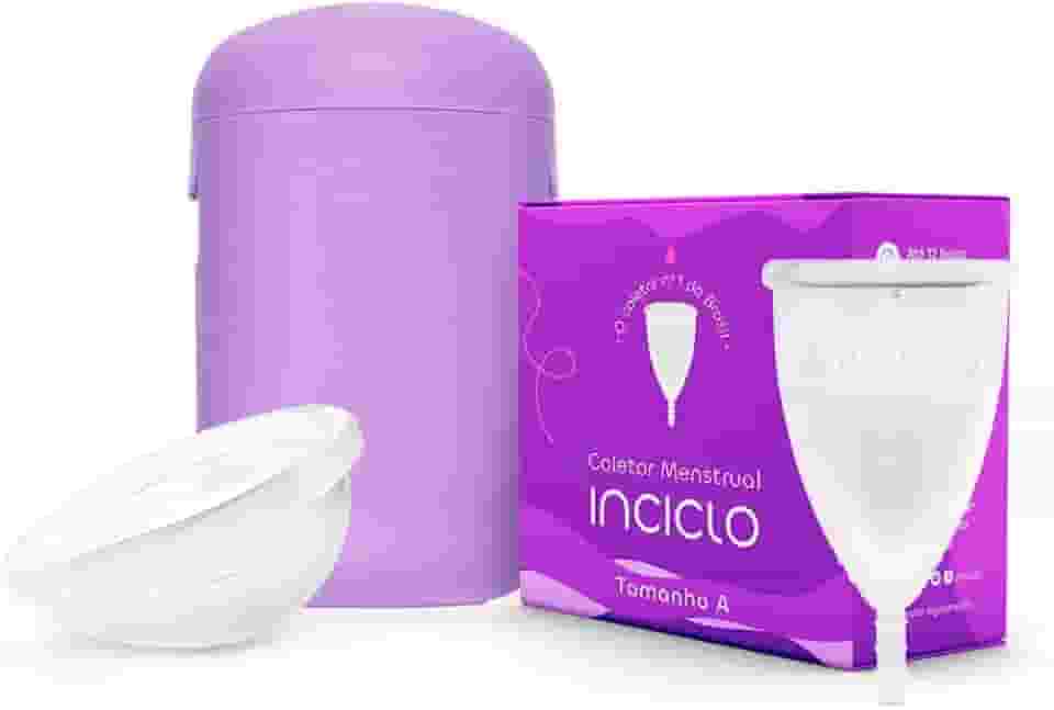 Kit com Coletor Menstrual + Disco Menstrual + Cápsula Esterilizadora Inciclo (B (de 20 a 29 anos e sem filhos))