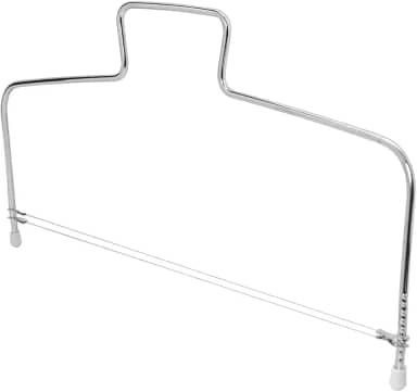 Mimo Style Cortador e Fatiador Para Bolo, Feito Inteiramente de Aço Inoxidável 32cm. Perfeito Para Deixar Bolos na Mesma Espessura Para Que Fiquem Mais Bonitos e Iguais