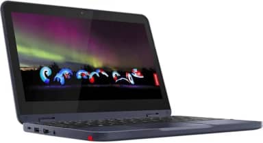 Lenovo - 300W Gen 3 - Computador educacional 2'-1 - Laptop para estudantes - Processador AMD 3015e Dual-Core - Tela sensível ao toque HD de 11,6' - Memória 4GB - Armazenamento de 64GB - Windows 10 Pro