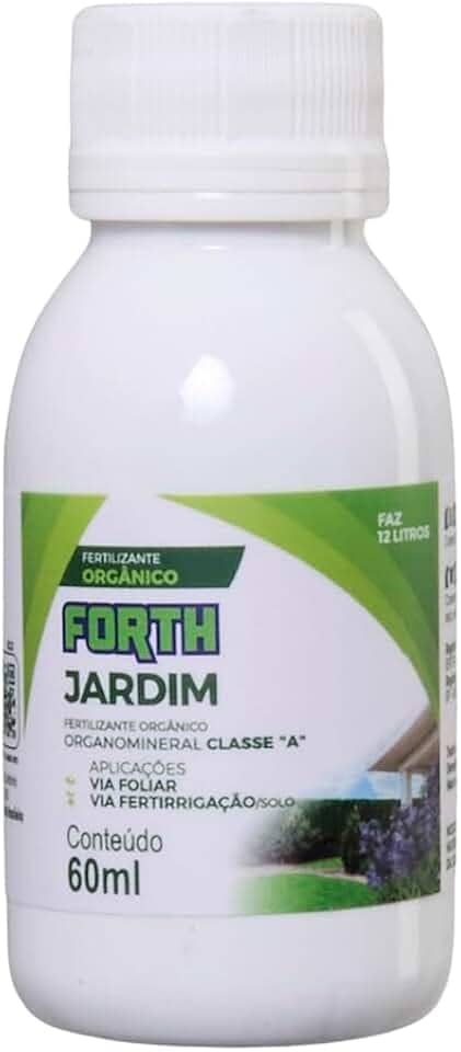 Forth Jardim, Fertilizante Concentrado, NPK + 8 Micronutrientes, 60ml