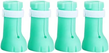 Sapatos Para Pet Bota Antiderrapante Anti Arranhão Cachorro E Gato Protetor De Patas Sapatinhos Silicone Ajustáveis Botinhas Cães E Pets
