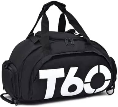 Mochila T6 Bolsa 3 em 1 Mala Esportiva Unissex de Grande Capacidade para Viagem Academia Esportes