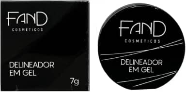 Delineador em Gel Super Preto À Prova D'água FAND 7g