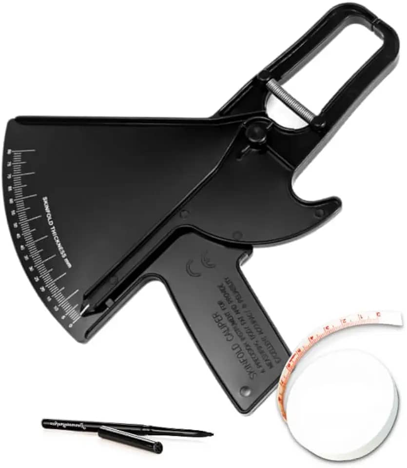 Adipômetro Clínico Profissional Avaliação Física + Trena + Lápis