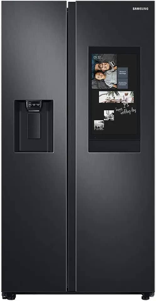 Geladeira Samsung Side By Side Black Premium 585 Litros 127V RS58T5561B1/AZ