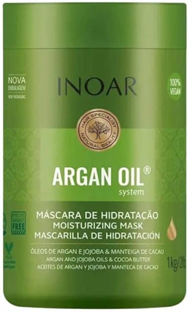 Máscara de Hidratação Argan Oil 1L, Inoar